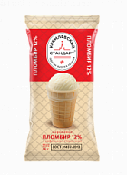 ТМ "Кремлевский стандарт" пломбир 12%, вафельный стаканчик